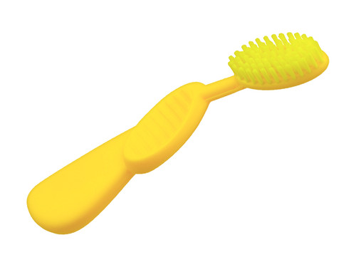 J Concepts 8003 Dirt Brush - Liquid Application Brush - Yellow