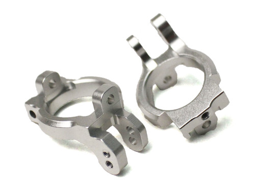 Racers Edge 1861S 1/10 Yeti Aluminum Front Hub Carriers (pr) - Silver