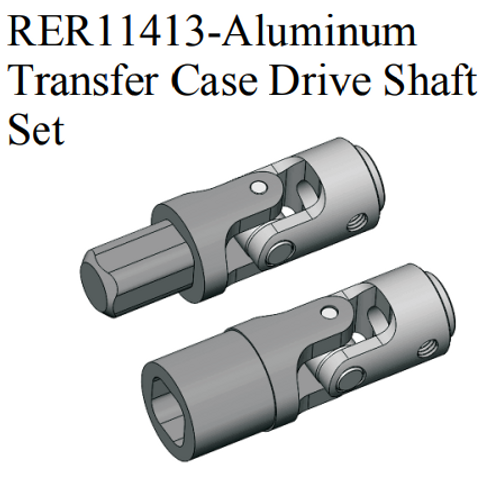 Redcat Racing 11413 Aluminum Transfer Case Drive Shaft Set for Gen8 Scout