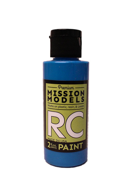 Mission Models MMRC-047 RC Paint 2 oz bottle Fluorescent Racing Blue