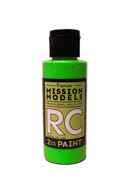 Mission Models MMRC-048 RC Paint 2 oz bottle Fluorescent Racing Green