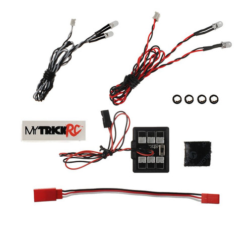 MyTrickRC HB1 Car Package 2 Headlight - 1-HB-1 Controller 2-White,