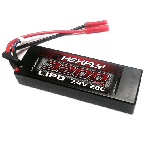 Redcat Racing HX-320020C-BV2 3200mAh 7.4V 20C LIPO Battery w/HXT 4.0mm Plug