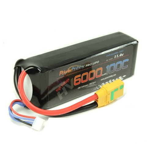 Power Hobby 3S6000100CXT90HV 3S 11.1V 6000MAH 100C HV w/ XT90 Power Hobby 3S6000100CXT90HV 3S 11.1V 6000MAH 100C HV w/ XT90