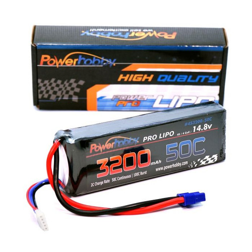 Power Hobby 4S320050EC3 4S 14.8V 3200MAH 50C W/ EC3