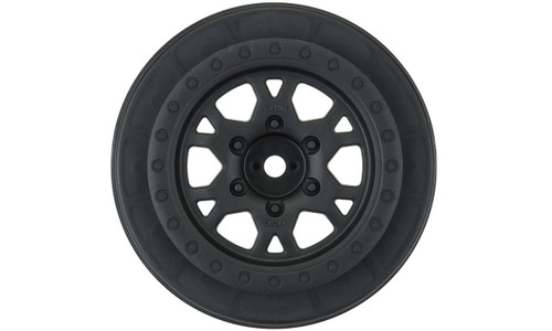 Proline Racing 277203 Impulse 2.2/3.0in Black Wheels for Slash 2WD Rear/4x4 F/R (2)