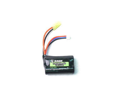 Rage R/C C1825 7.4v, 850MAH LiPo Battery: R18MT