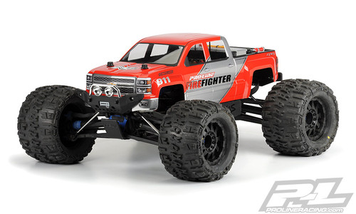 Proline Racing 343000 2014 Chevy Silverado Clear Body for Revo 3.3, T-Maxx 3.3