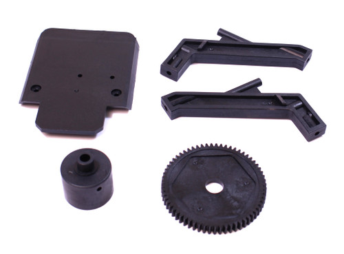 Rage R/C C6054 Spur Gear W/Diff Housing Set: RZX