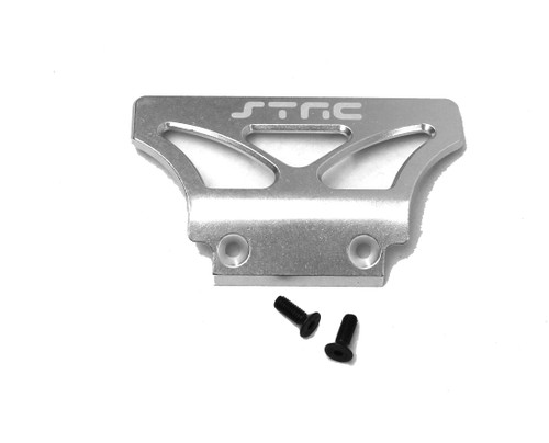 ST Racing Concepts ST2735S OVERSIZED FRONT BUMPER (SILVER) STAMPEDE / RUSTLER