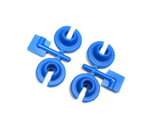 RPM R/C Products 73155 LOWER SPRING CUPS FOR LOSI & SLASH,RALLY,NITRO SLASH (BLUE)