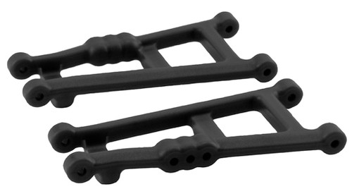 RPM R/C Products 80182 RR A-ARM BLK E-RUSTLER/STAMPEDE