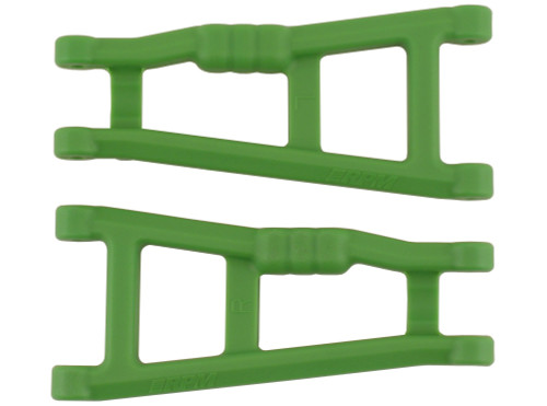 RPM R/C Products 80184 ELECTRIC RUSTLER AND ELECTRIC STAMPEDE REAR A-ARMS - GREEN