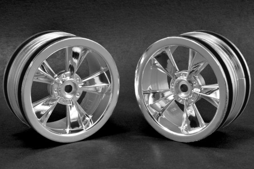 RPM R/C Products 81553 N2O Chrome Resto-Mod Sedan Wheels