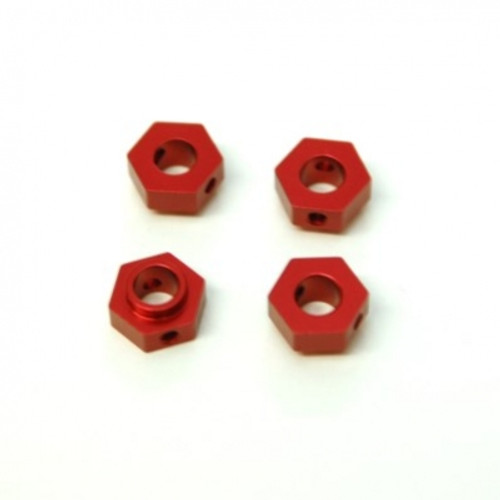 ST Racing Concepts ST8356R CNC Machined Alum. Hex Adapter for Traxxas 4Tec 2.0 (Red)