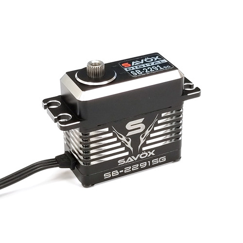 Savox SB2291SG Monster High Speed Brushless Servo, Black Edition .05sec