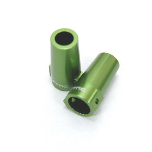 ST Racing Concepts STA80071G ALUMINUM REAR LOCK OUTS (1 PAIR) FOR AXIAL WRAITH (GREEN)