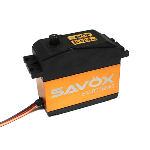 Savox SV0236MG HIGH VOLTAGE 1/5 SCALE SERVO 0.17/555.5 @7.4V