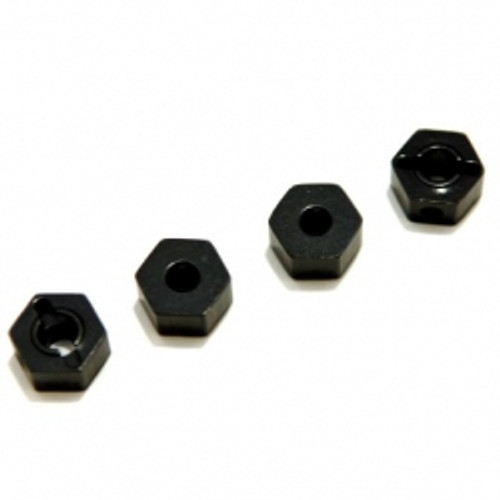 ST Racing Concepts STC42069BK Black CNC Machined Aluminum Hex Adapters, for Enduro