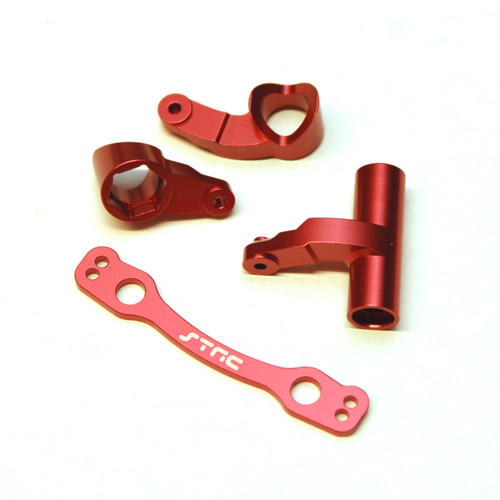 ST Racing Concepts STR340073R Red HD Steering Bellcrank Set, for Arrma Outcast