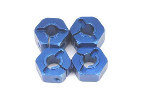 ST Racing Concepts ST3654-12B 12MM CLAMP WHEEL HEX ADAPT (BLUE)