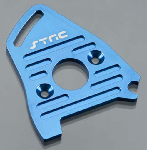 ST Racing Concepts ST7490B CNC MACHINED HEAT SINK MOTOR PLATE (BLUE) FOR SLASH 4X4 LCG