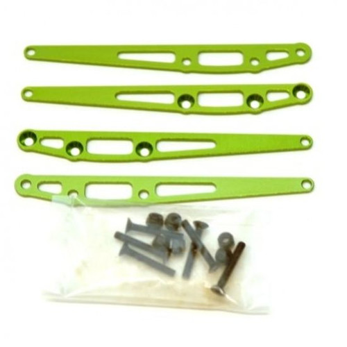 ST Racing Concepts STA31245G Lower Suspension Link Plate Green CNC Machined Alum 4pcs