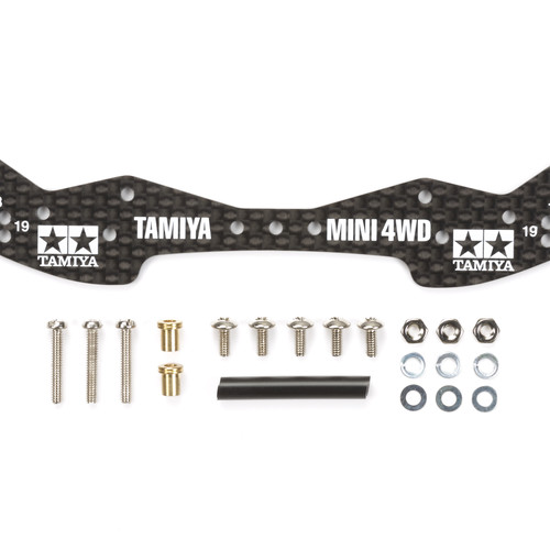 Tamiya 15498 HG Carbon Wide Front Plate 1.5mm