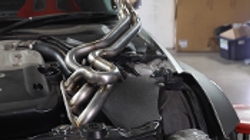 PPE Engineering 835002-PM-SS 2007-2008 Infiniti G35 HR 2007-2008 Nissan 350Z HR race headers with merge collectors  - Stainless