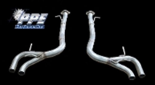 PPE Engineering 145011 Lexus RCF Muffler Delete - polished round tips