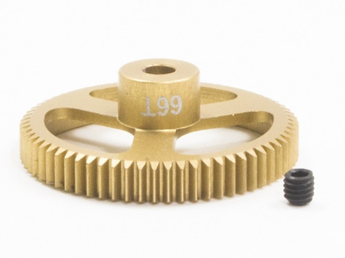 Trinity TEP6466 Featherweight Aluminum Pinion Gear, 64 Pitch, 66 Tooth