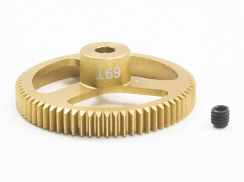 Trinity TEP6469 Featherweight Aluminum Pinion Gear, 64 Pitch, 69 Tooth