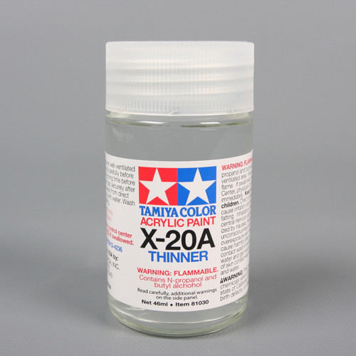 Tamiya 81030 ACRYL/POLY THINNER X-20A 46ML