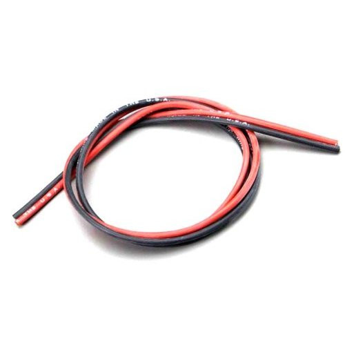 WS Deans 1480 2' RED & BLACK 16AWG WIRE