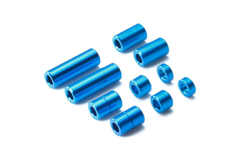 Tamiya 95310 JR Aluminuminum Spacer Set (Blue)