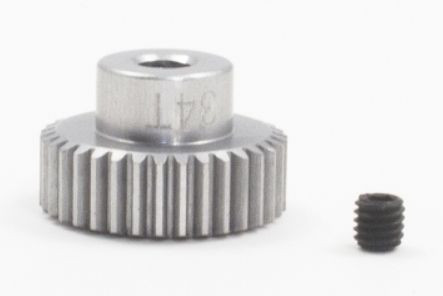 Trinity TEP4134 Lightweight Aluminum Pinion Gear, 64 Pitch, 34 Tooth