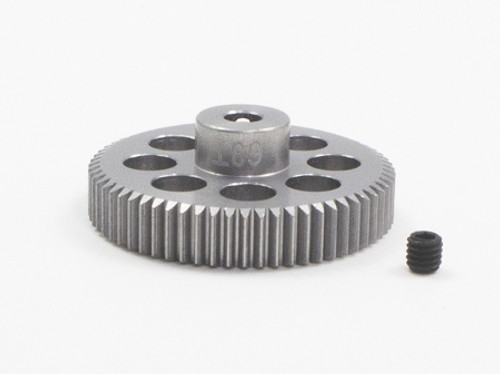 Trinity TEP4163 Lightweight Aluminum Pinion Gear, 64 Pitch, 63 Tooth