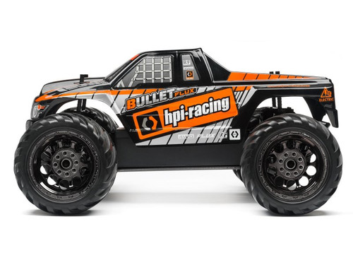 HPI Racing 115510 Trimmed And Painted Bullet Flux MT Body (Black)
