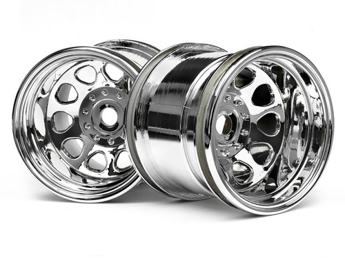 HPI Racing 3062 Classic King Wheel Chrome (56x51mm/2pcs)