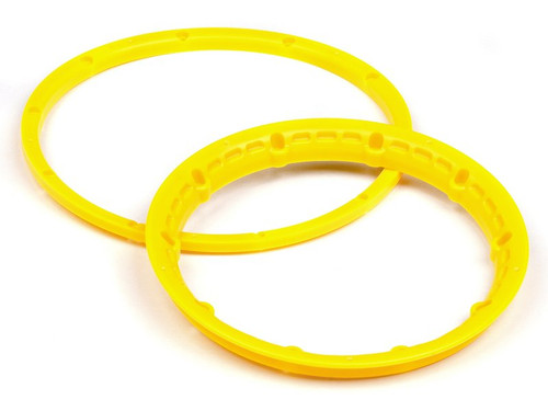 HPI Racing 3277 Heavy Duty Wheel Bead Lock Rings (Yellow/For 2 Wheels) -