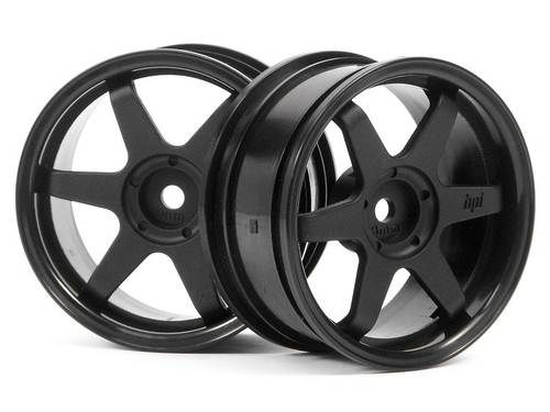 HPI Racing 3841 TE37 Wheel 26mm Black 3mm Offset/Fits 26mm Tire