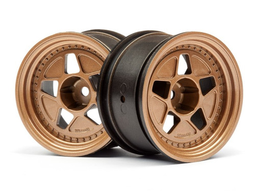 HPI Racing 116536 Tarmac R40 Wheel Bronze 52X31X+15mm Offset (2pcs)