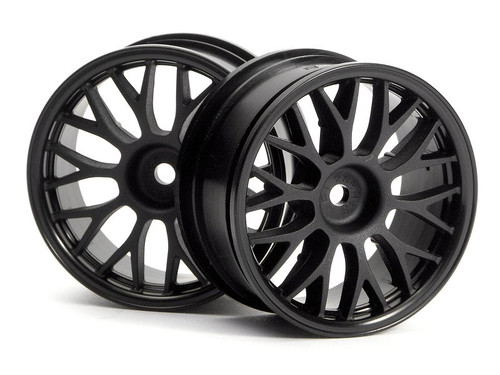 HPI Racing 3716 Mesh Wheel 26mm Black (3mm Offset)