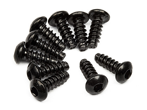 HPI Racing 94353 Tp. Button Head Screw M3X8mm (Hex Socket/10pcs)