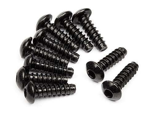 HPI Racing 94354 Tp. Button Head Screw M3X10mm (Hex Socket/10pcs)