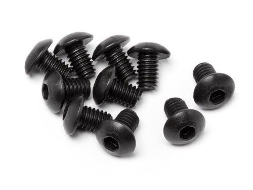 HPI Racing 94552 Button Head Screw M4X6mm (Hex Socket/10pcs)