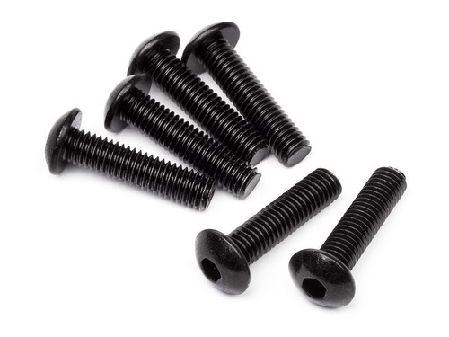 HPI Racing 94757 Button Head Screw M5X20mm (Hex Socket/6pcs)