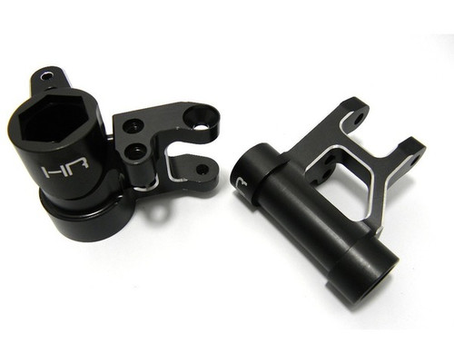 Hot Racing FVE4801 Black Aluminum Steering Servo Saver Bell Crank, for Losi 5iv