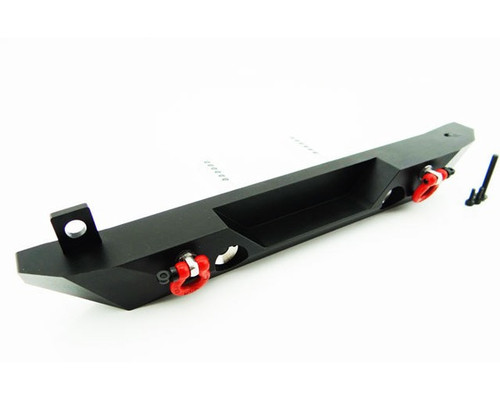 Hot Racing SCX03WRA01 Aluminum Rear Bumper, w/ Light Mounts, for Axial SCX10