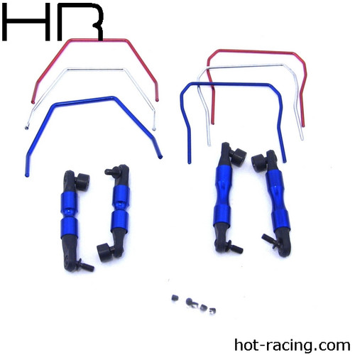 Hot Racing SLF311 Front & Rear Sway Bar 4WD Slash Rally